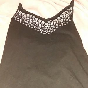 Aeropostale V-neck Black Tank Top